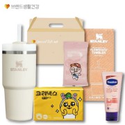 브생건51호(스탠리 퀜처591ml텀블러+크리넥스 카카오 휴대용티슈+수앤수 물티슈+바세린 핸드크림)
