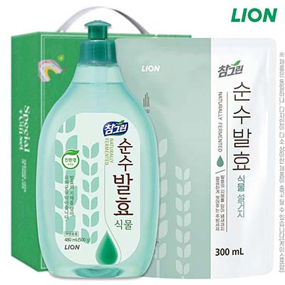 참그린식물500용기 식물300리필 2종