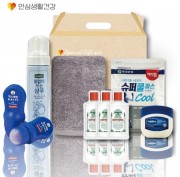 돌봄케어105호(디펜드샴푸+멘소래담롤온+국산타올170g+유시몰+바세린+유한양행슈퍼쿨파스)