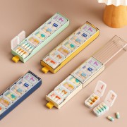 로페리아 휴대용 서랍형 약통케이스,광목파우치 복주머니세트(0216335)