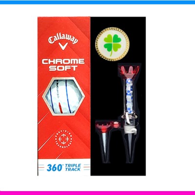 캘러웨이 크롬소프트 360 트리플트랙 3구 볼마커 자석티세트 (3pc)