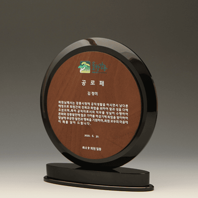 공로 표창 우수사원 감사패 E1254