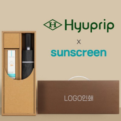 협립 3단 60 슈퍼 거꾸로 완전자동우산 +선크림-세트