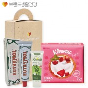 브생건640호 3종세트(카밀 핸드크림+유시몰치약40g+크리넥스 쁘띠티슈)