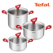 테팔 에디션 레드 인덕션 냄비 양수20cm+24cm+곰솥22cm