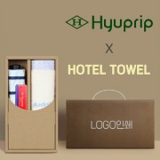 협립3단 스트라이프 수동우산 + 협립눈꽃타월-세트