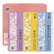 크린백 칼라지퍼백 빨아쓰는위생행주 3종세트