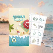 여름 야외 활동 옷에 붙이는 썸머패치 16매
