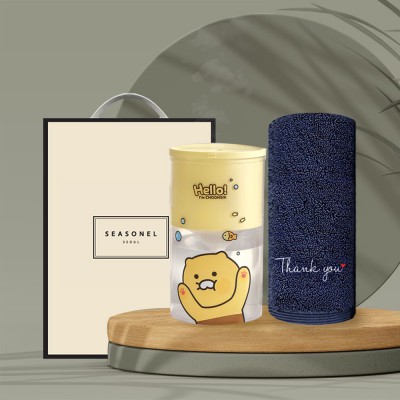 시즈넬 선물세트 카카오 가습기250ml+송월땡큐타올190g