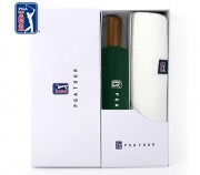 PGA 3단완전자동 빈티지우드+180g 모달 면사타올 세트