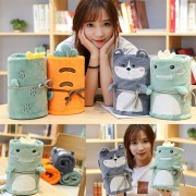 2651 캐릭터 담요 극세사 무릎담요 학교담요