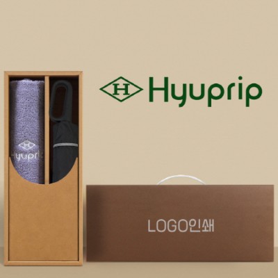 협립3단60 카라비너10K 거꾸로 300T고밀도 완전자동 우산 and 협립호텔코마170타월-세트