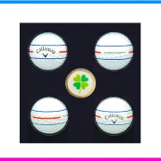 캘러웨이 크롬소프트 360 트리플트랙 4구 볼마커세트  (3pc)