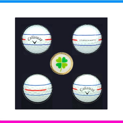 캘러웨이 크롬소프트 360 트리플트랙 4구 볼마커세트  (3pc)
