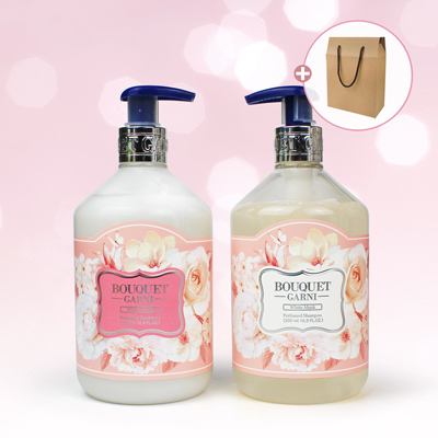 부케가르니 샴푸 트리트먼트 500ml 2종세트