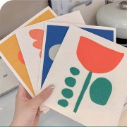 북유럽 디자인 아트 행주 Y2504