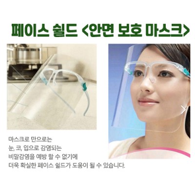 페이스쉴드 (비말차단용마스크 안경형)