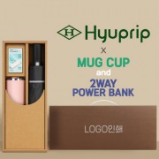 협립 3단 60 슈퍼 거꾸로 완전자동우산 +배터리+로하스 머그컵1P 세트