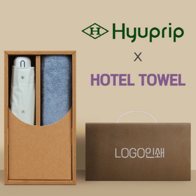 협립 5단 눈꽃 암막 우양산 +코마40수180호텔타월-세트