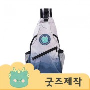 ZA419 [커스텀굿즈] 풀오버인쇄 유노이어 캐릭터 굿즈 슬링백 (박스제작가능)