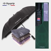 협립 2단 엠보 바이어스 자동우산 +협립호텔코마170타월-세트