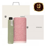 송월 타월 우산 2매 콤보세트 (40수 180g + 송월3단베이직수동)
