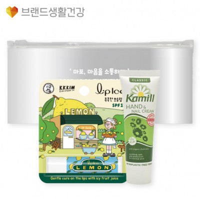 브생건707호 2종세트(카밀 핸드크림+멘소래담 립아이스 립밤)