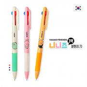 카카오프렌즈 니니즈 3색 볼펜(0.7)