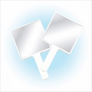 339SN(중)백색-모던사각손거울