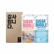 슈가버블 세탁 2종(섬유유연제300 세탁세제300)
