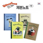 [월레스와그로밋] 제본 노트1P (4종)