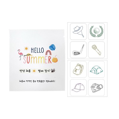 여름 캠핑 야외 필수템 썸머패치 4매 2개