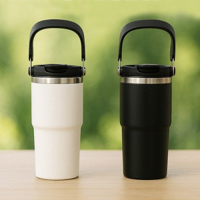 로베르트 쿡 핸들 스텐텀블러 600ml 이중스텐 보틀 물병 마이보틀