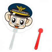 포돌이 팬시 (2컬러) 부채 150파이~190파이
