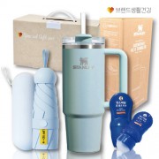 브생건42호(스탠리 퀜처887ml텀블러+5단 UV암막 양우산+멘소래담 롤온 로션)