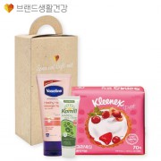 브생건610호 3종세트(카밀 핸드크림+바세린 핸드크림+크리넥스 쁘띠티슈)