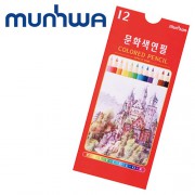 문화 12색연필 지함(종이지관)