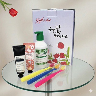 Nard(나드) 구취케어 펌핑치약 370g +핸드크림 부케가르니 핸드크림+칫솔3개 (케이스 이미지 선택가능)