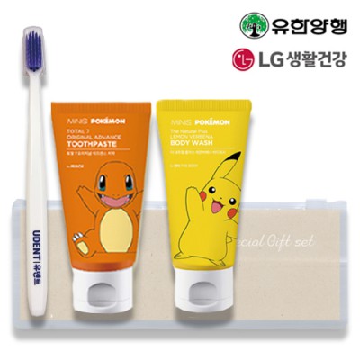 LG생활건강 유덴트 21호(치약50g+알칫솔1개+바디워시)