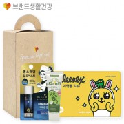 브생건671호 3종세트(카밀 핸드크림+멘소래담 딥 모이스트 립밤+크리넥스 카카오티슈)