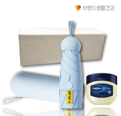 양우산 브생건167호(5단 우양산 UV암막우산+바세린 퓨어스킨 젤리)