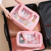 사은품 여행 파우치 대용량 세면백 화장품 수납 가방 인쇄 k38