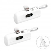 2in1 20W PD 고속 LCD도킹형 보조배터리 EM-75