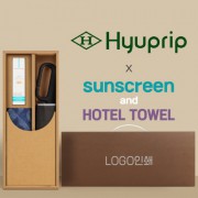 협립3단60 카라비너10K 거꾸로 300T고밀도 완전자동 우산 +선크림+스포츠타월-세트
