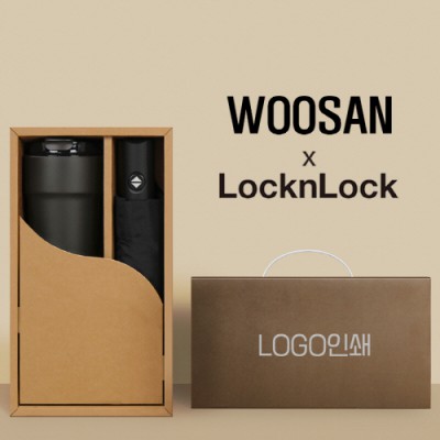 가르시아3단모던완전자동우산+락앤락메트로카페