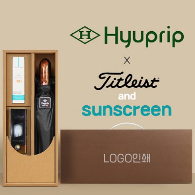 협립 3단 70 암막고밀도 완전자동우산 +선크림+타이틀리스트 골프공 3구-세트