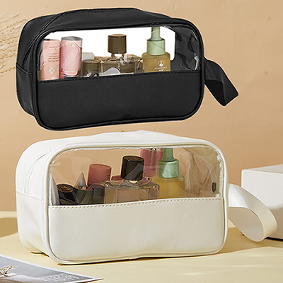 PU PVC 투명 방수 파우치 21X11.5X7cm GP08