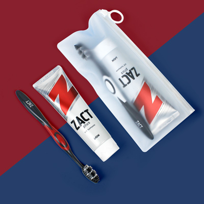 커피 흡연의 흔적 ZACT 작트치약 150g 미세모와 특수모 프리미엄 ZACT 작트칫솔