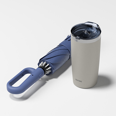 에디토 선물세트 ( 비너그립 3단 자동 양우산 + 스테인리스304 베이직 텀블러 600ml )