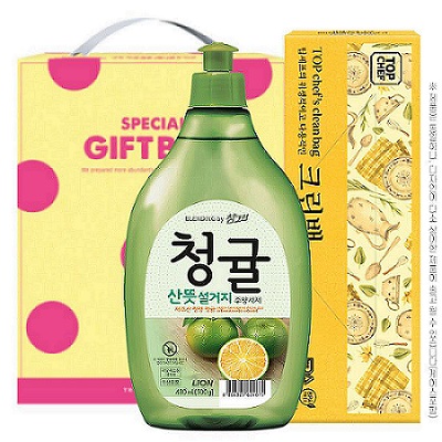 참그린 청귤500용기 크린백 2종세트